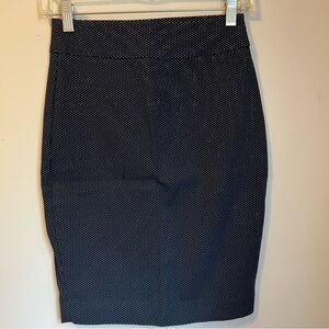 RW&CO Blue Pencil Skirt Knee-Length for Work